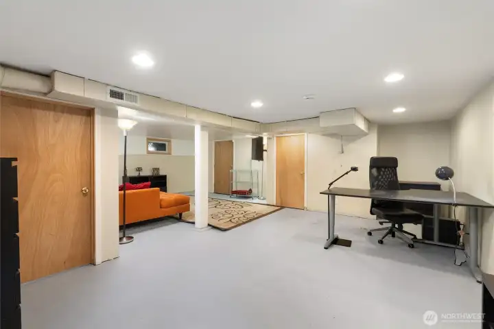 Lower level of home with lots of potential.