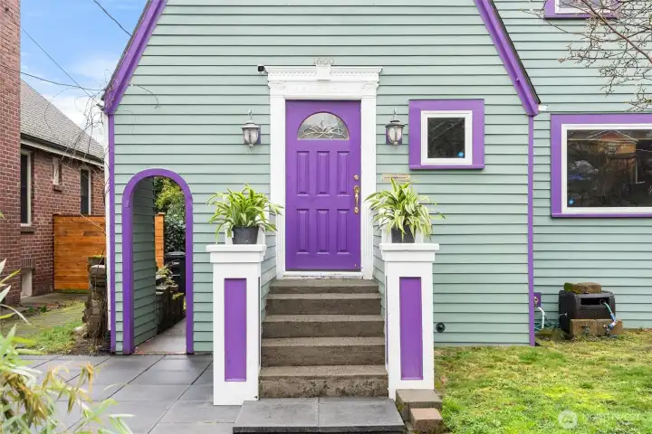 Front entrance to home