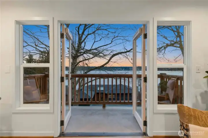 Primary bedroom balcony