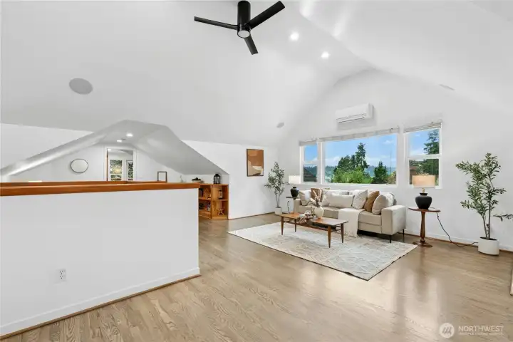 Family room with A/C