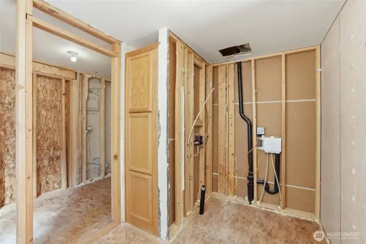 Unfinished Master Bathroom