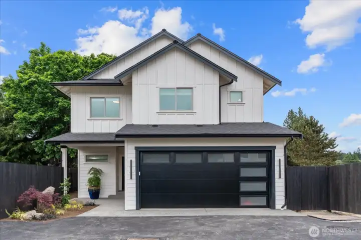 Contemporary new construction in Mountlake Terrace with quality craftsmanship.