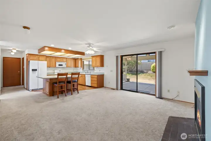 Kitchen/rec room
