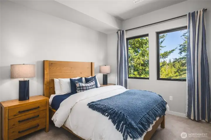 Lower level bedroom.
