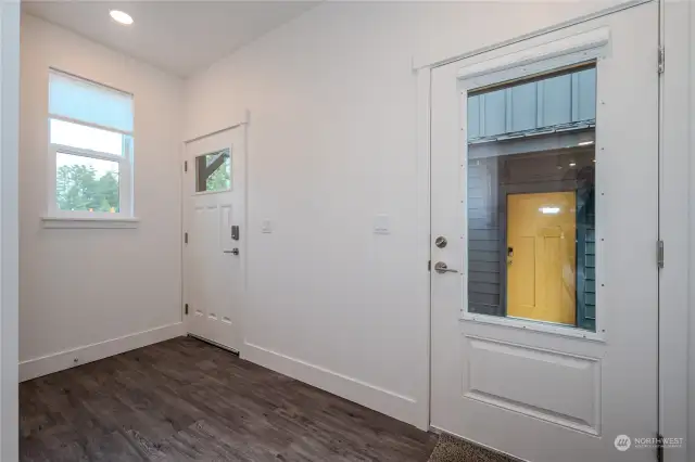 Courtyard Entrance on the Street Side of the home.