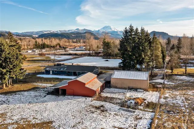 Room to roam on almost 10 acres! This property includes a spacious 1-story home, a 48x48 barn, and a generously sized 40x48 carport/shop with endless possibilities!