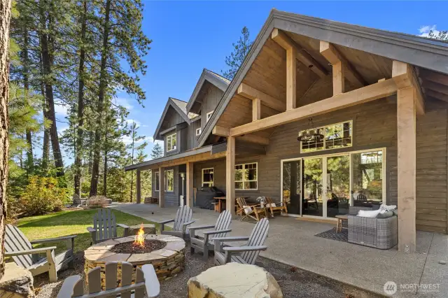 Awesome outdoor living space.
