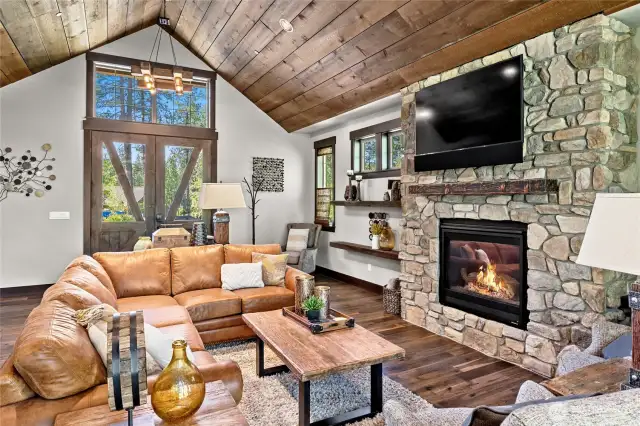 Settle in for an evening game or movie.