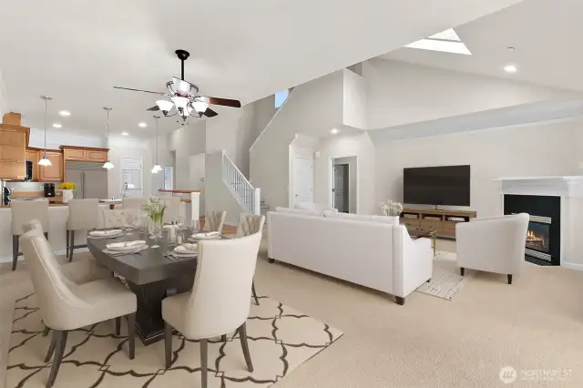 Great Room-Virtually Staged