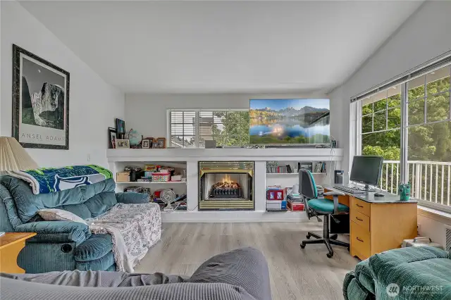 So many windows keeps it bright and brings in natural light all year long--so important in the PNW!
