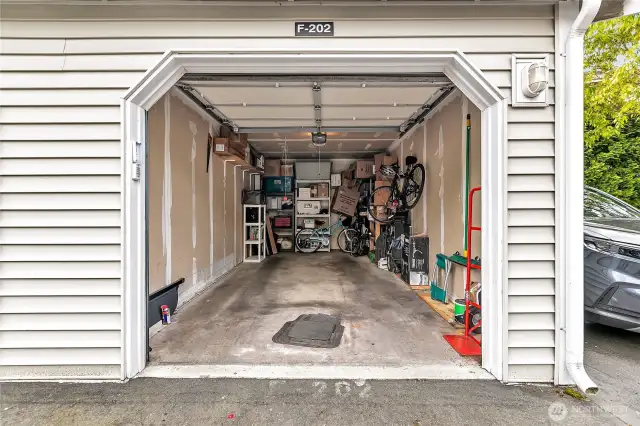 So much storage! Enjoy your own rare private parking