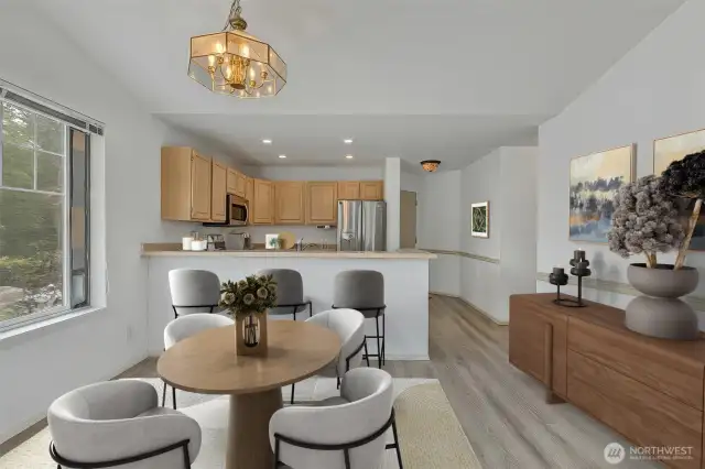 Virtually staged--imagine what you can do with the space!