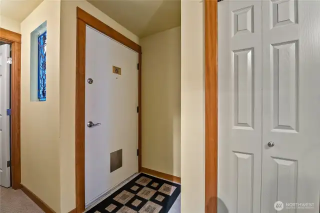 Interior entry