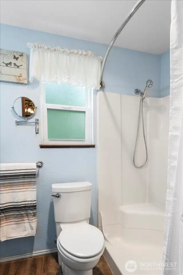 Master bathroom.