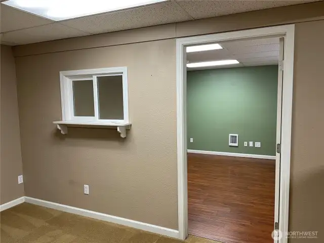 One of two separate offices...