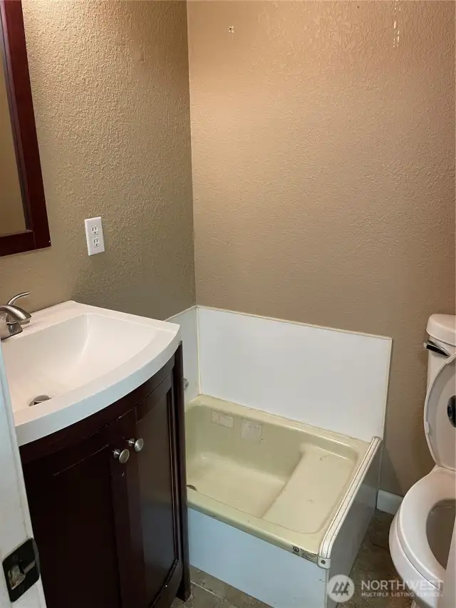 Space-efficient restroom...