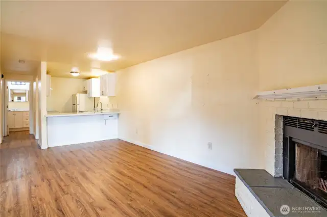 Unit 1 - lots of natural light throughout
