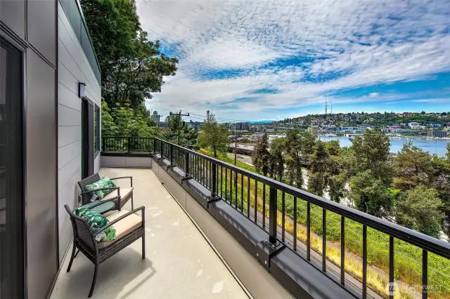 Sweeping views from the deck