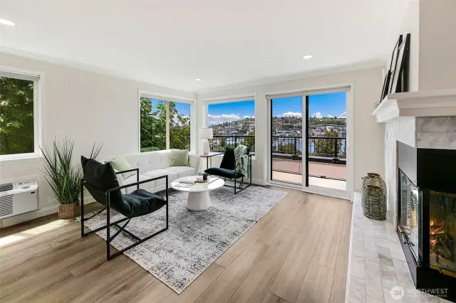 Spacious and open