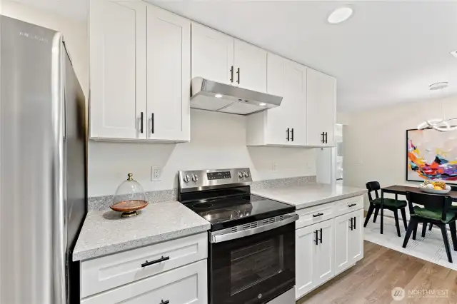 Gleaming new countertops