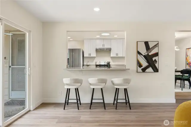 New breakfast bar