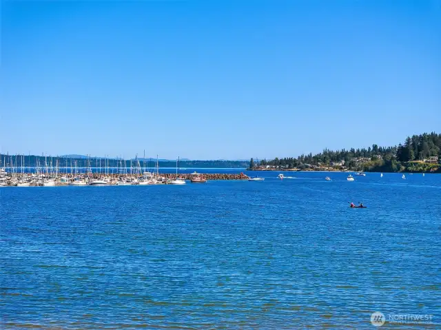 Sensational views, the easiest of water access, and car ferry to Edmonds PLUS Fast ferry direct to downtown Seattle!