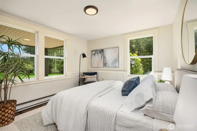 Lower level bedroom.