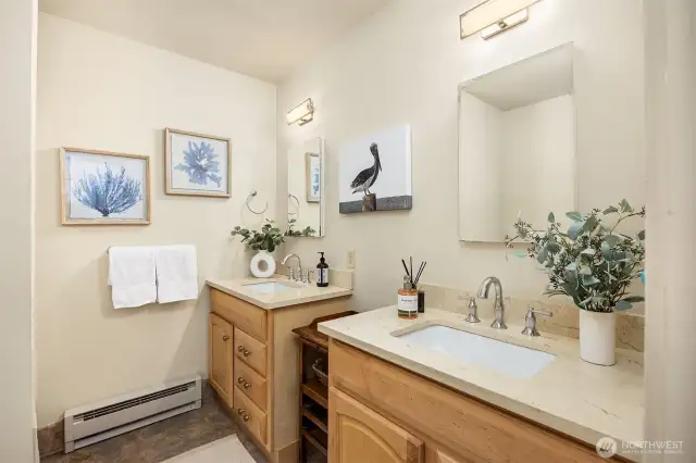 3/4 bath.