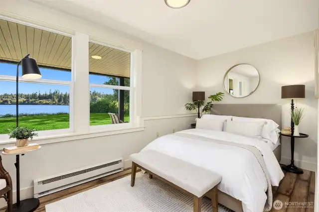 Another lower level bedroom with prime views!