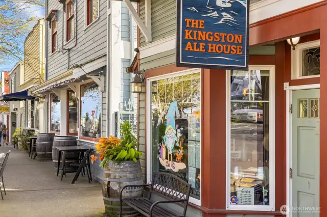 Walk to lunch and dinner - you will love The Kingston Ale House!