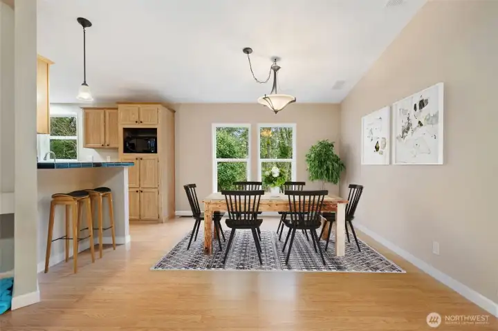 Photo contains virtual staging.