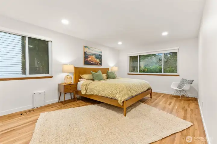 Primary bedroom on the main floor