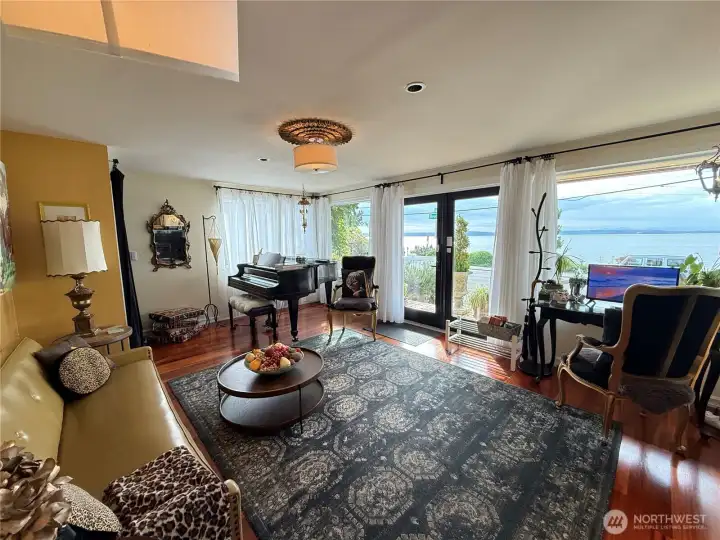 Beautiful views from both floors.