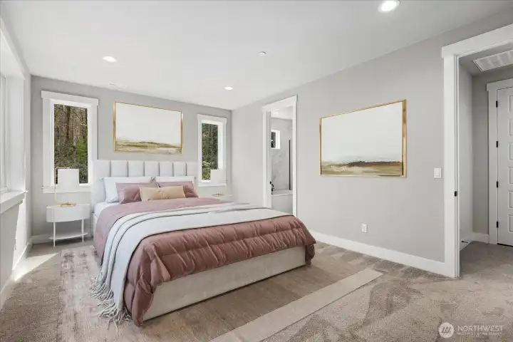 Upper Level Primary Bedroom