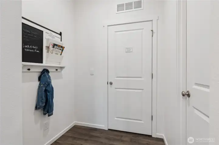 HUGE kitchen pantry at the garage entry makes putting away much easier. Photo is for representation only.