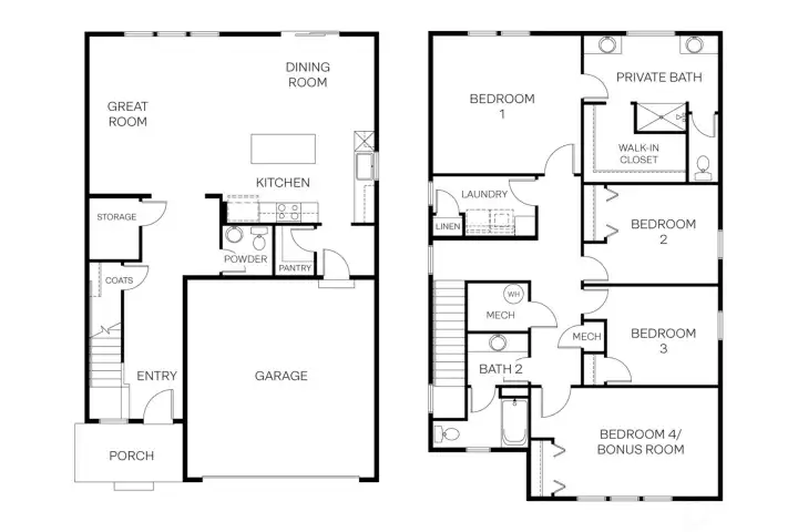 Layout of the whole home. Bedroom 2. Photo is for representation only.