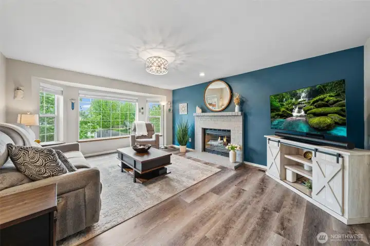 Living room upper level