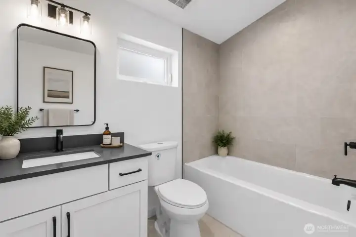 Full bath virtually staged representative photo Full bath virtually staged representative photo