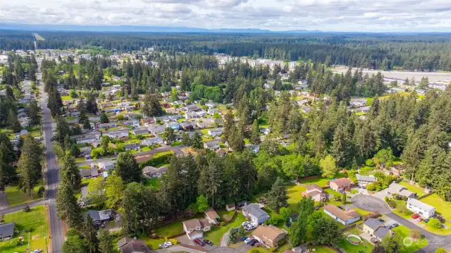 Overhead view of area
