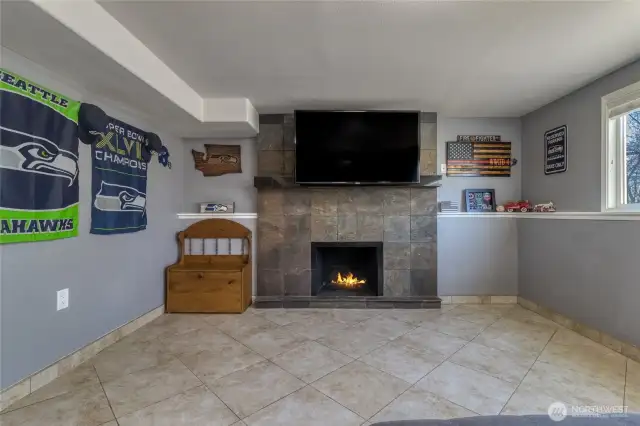 Lower level family room