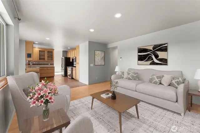 Virtually staged to illustrate potential