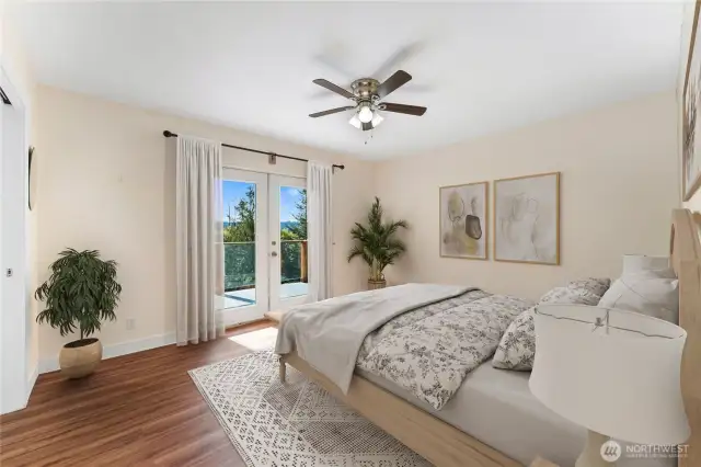 Virtually staged to illustrate potential