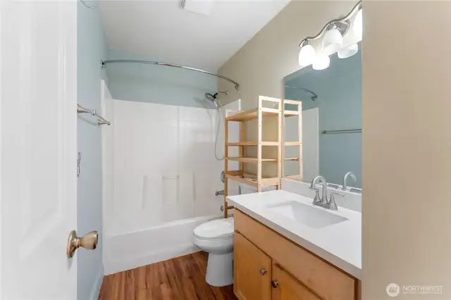 Upstairs guest bathroom