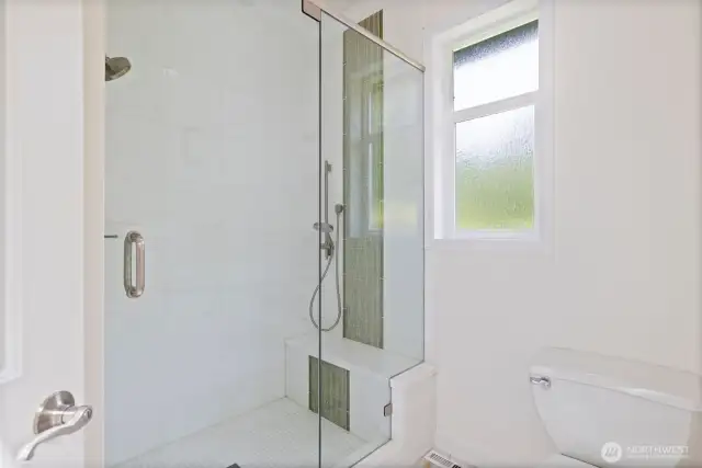 Primary bathroom shower