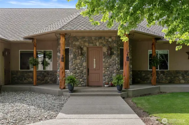 Front entrance of home.