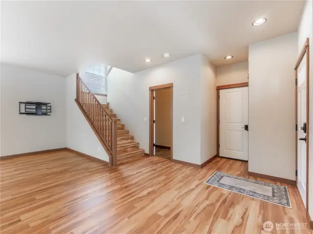 View from Dining Area to Stairs