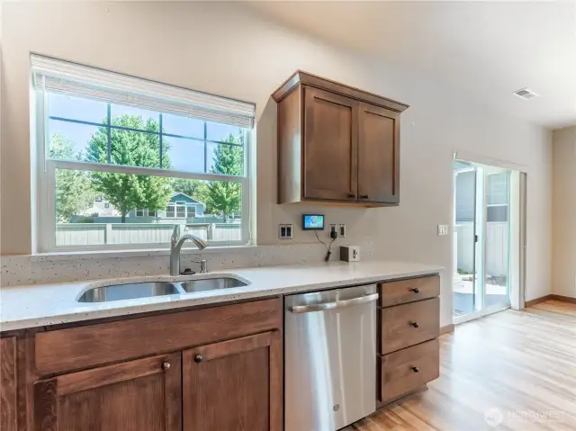 Kitchen Window Brings In Natural Light & Lovely View