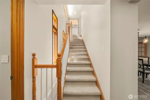 Let's go upstairs