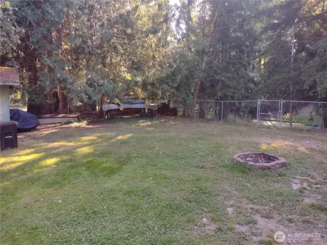 Backyard to the lake