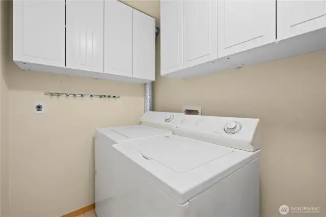 Private laundry room.